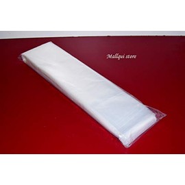 ULINE - 100 Clear 3 x 30 Poly Bags Poster Sleeves Plastic Lay Flat Open TOP Packing ULINE Best 2 MIL