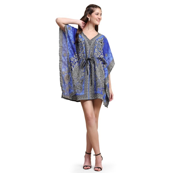 FASHIENT Kaftan Dresses for Women Plus Size Midi Beach Cover