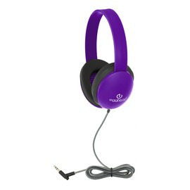Egghead Heavy-Duty Kids Headphone with Tri-Shield Chew-Resistant Cord, Adjustable Headband, Padded Ear Cushions, and Storage Bag