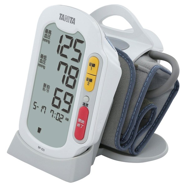 タニタ 上腕式血圧計 BP-223 ホワイト BP-223-WH