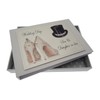 White Cotton Cards Son and Daughter-in-Law Wedding Day Tiny Album