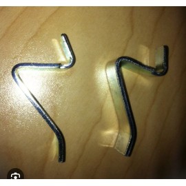 SANDUSKY METAL CABINET SHELF S-CLIPS (12 clips) PART REF SCLIPSTR