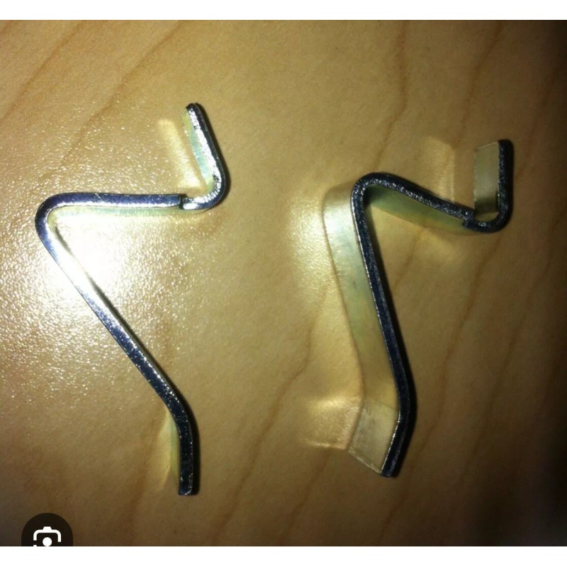 SANDUSKY METAL CABINET SHELF S-CLIPS (12 clips) PART REF SCLIPSTR