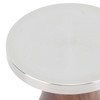 Wood Handle Coffee Tamper Stainless Steel Press Detachable Flat Base