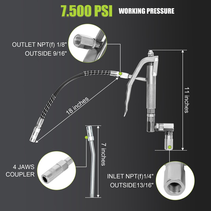 Control Handle Valve - Designed Specifically for Grease Pumps, Heavy-Duty