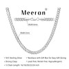 Meeran 5mm Cuban Link Chain for Men, 925 Sterling Silver
