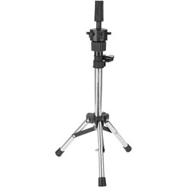 Semme Soporte para trípode Ajustable de maniquí de Cabello Profesional, Ideal para Entrenamiento de peluquería y exhibición de Pelucas, Color Plata