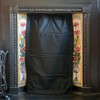 Magnetic Fireplace Draught Excluder Blanket Sustainable Fabric 50cm x 62cm