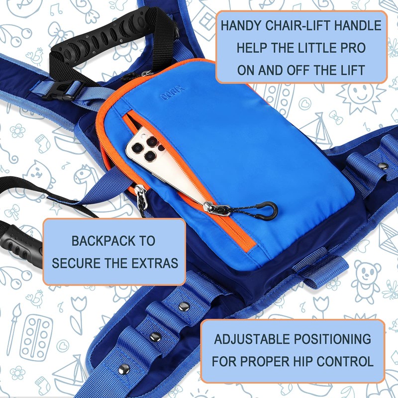 QOGIR Ski and Snowboard Harness for Kids: Learn to Ski