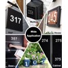 Mailbox Numbers, Reflective Mailbox Numbers for Outside (6 Sets), Waterproof