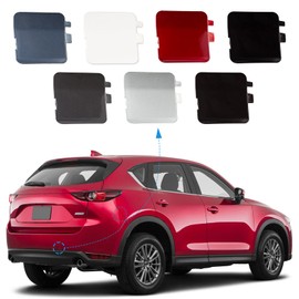 Rear Bumper Tow Hook Cover Towing Eye Cap Fit for Mazda CX-5 2017 2018 2019 2020 2021 KB8A50EK1BB KB8A-50EK1 (Purple, right passenger side) Xinpinsai