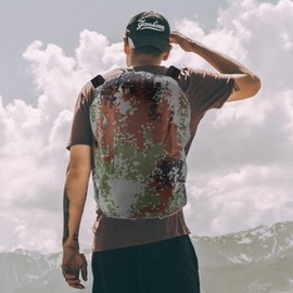 M METERXITY 2 Pack Backpack Rain Cover - Waterproof Lightweight Cover, Apply to Cycling/Hiking/Mountain Climbing (45-55L, L, Digital Camo)