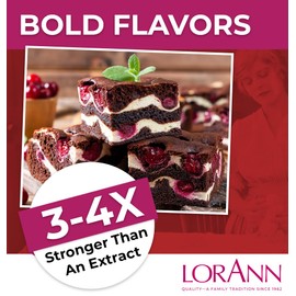 LorAnn Oils Super Strength Flavoring - Used For Candy Making, Flavoring Extracts, Baking, Hard Candy, and Flavor Oils - Bold, Natural Flavors 4X Stronger Than Extracts - Cherry, 1 fl oz