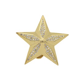 Men Women Western Cowboy Fashion Belt Buckle Gold Metal Texas Lone Star