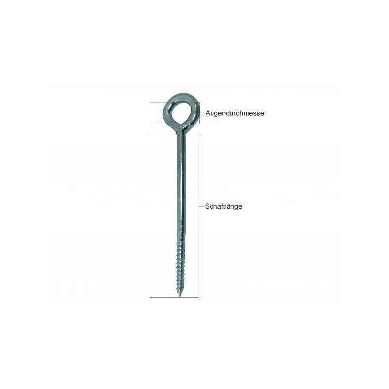 Scaffolding Eyelets Eye Bolt Scaffolding Screw Anchor Fastening Galvanised 8