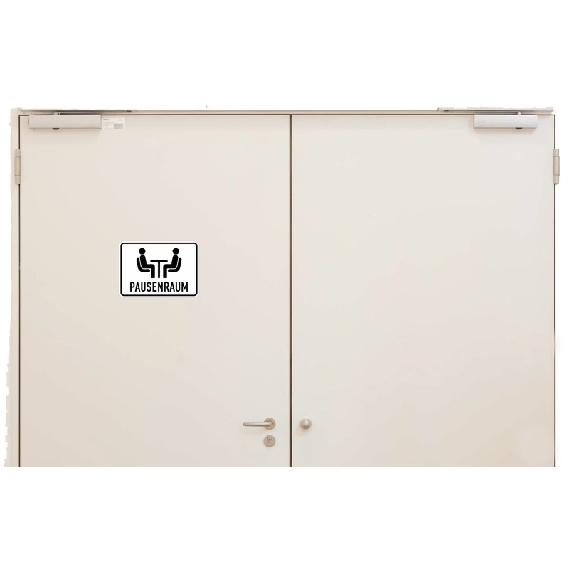 Daged Breakroom Sticker 23 x 16 cm Sign Sticker T-162