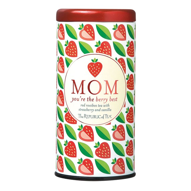 The Republic of Tea Mom You're The Berry Best Tea, 36 Tea Bags, Gourmet Tea, Strawberry Vanilla Tea Gift