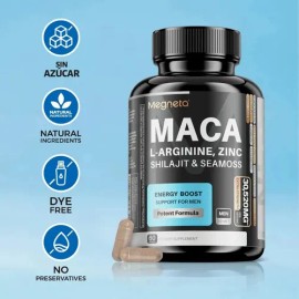 Suplemento Con Maca Y Larginina Energía Y Rendimiento 60cáp