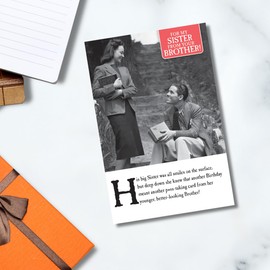 On the Ceiling, Sister Birthday Card, Birthday Card Sister from Brother, Funny Birthday Card for Sister from your Brother