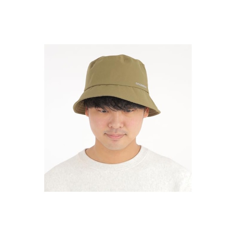 [Document] Waterproof Hat, Reflective Print, Rain Hat, Men's, Khaki, Free