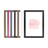 Alison Kingsgate Elegant Sleek Black 6x4 Inch Frame Size (15.24x10.16cm)