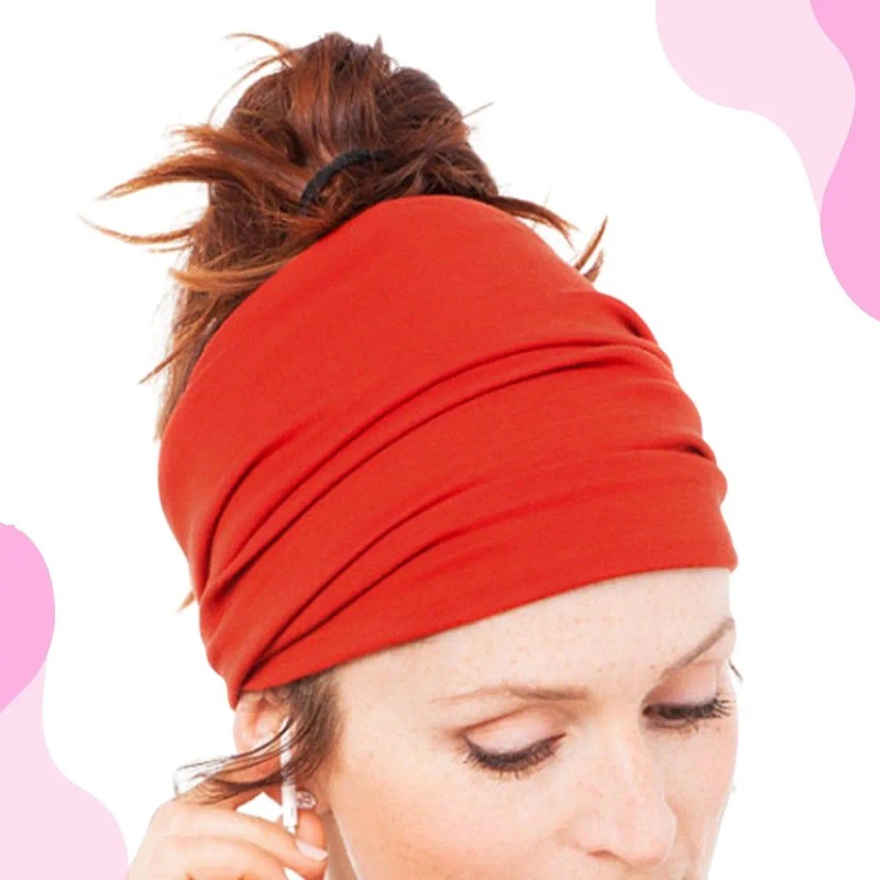 Diadema Para Cabello Flexible Scrunchie Banda De Tela 1pz