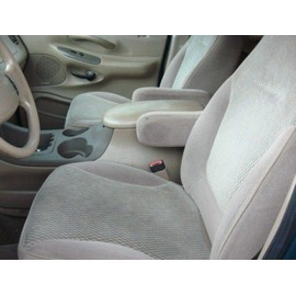 Durafit Seat Covers, F149-C8 Exact fit for 1997-2000 Expedition High Back Captain Chairs with 1 Armrest Per Seat Made in Waterproof Gray Endura