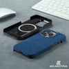 AKANTRA Alcantara Case for Apple iPhone15 Pro Max, Handmade Semi