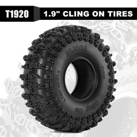 INJORA S5 1.9" Cling On Tires 120 * 42mm for 1/10 RC Crawler Upgrade(T1920)