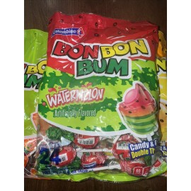 Colombina Bon Bon Bum Watermelon Candy 14.4oz (408g) 24 Pcs