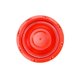 QWORK IBC Tote Lid Cover, 6.5" IBC Tank Water Liquid Tank Cap for Chemical, Food, Industries Storage, Red