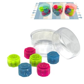 Clevy Korean Traditional Play Kongi - KC Certified | Safety Toy for Family Fun Retro Games, Educational Play, Indoor Play and Gift | 6 Pack