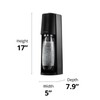 SodaStream Terra Sparkling Water Maker (Misty Blue) with CO2 and