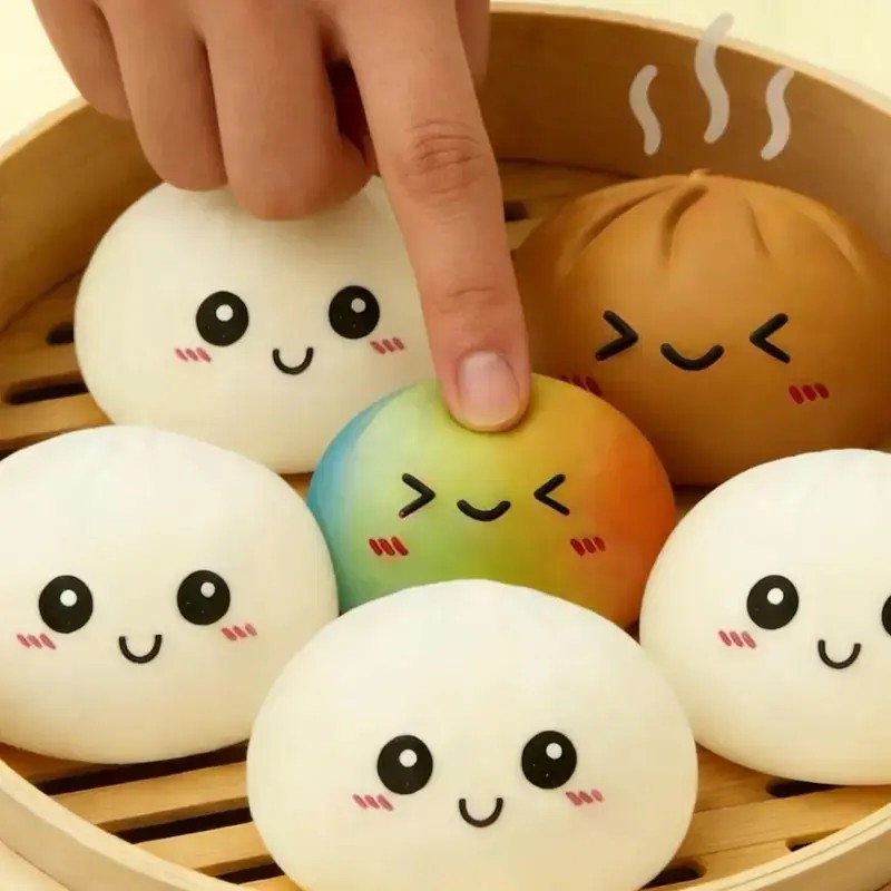Big Dumpling Squishy Blind Box Fidget Toy Soft TPR Stress