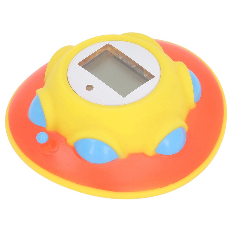 Baby Bath Thermometer Fun Cartoon Flying Disc Waterproof Safety 10℃‑50°C