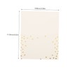 Ciieeo 50pcs Multi Function Paper Place Cards with Gold Dot