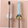 Ipetboom 3pcs Wall Mounted Broom Holder Mop Clamp Slip Clips