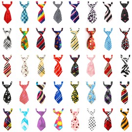 Dog Bow Ties, Segarty 40 Pack Bulk Neck Ties Costumes for Small Medium Dogs Puppy, Grooming Accessory Gift