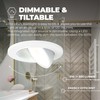 Ledvion LED Downlights, White, 5 W, IP65, CCT, COB, Diameter