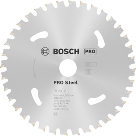 Bosch 1 x Pro Steel Circular Saw Blades for Cordless Hand Dry Saws (for Steel, Diameter mm, Professional Accessories Hand Dry Saw)