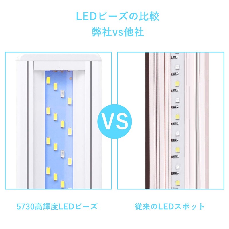 LEDGLE Aquarium Light, 8W, Aquarium Light, 11.8 - 15.7 inches