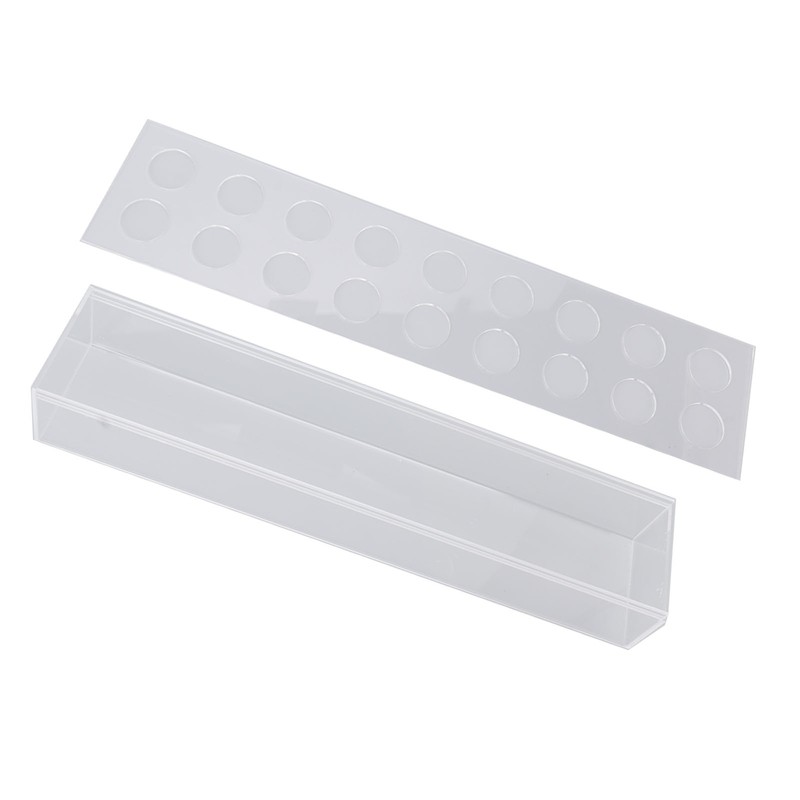 Acrylic Flower Vase Clear Rectangular Centerpiece Box Home Decoration for