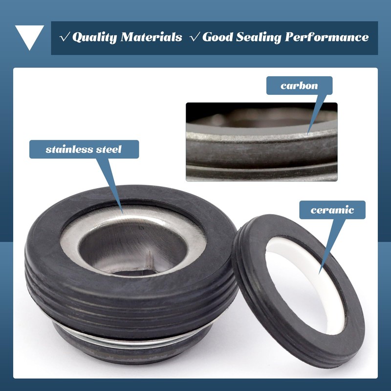 2 Pack 781238 Mechanical Seals Replacement for Honda 2" 3"