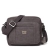 TRP0235 Troop London Classic Canvas Across Body Bag - Charcoal