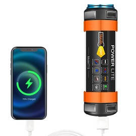 ONXE Tool Gifts for Men Him Dad Husband, Rechargeable Magnetic LED Work Light, IPX8 Waterproof Camping Light with Flashlight for Car Repair Window Breaker Fathers Day Birthday Gifts