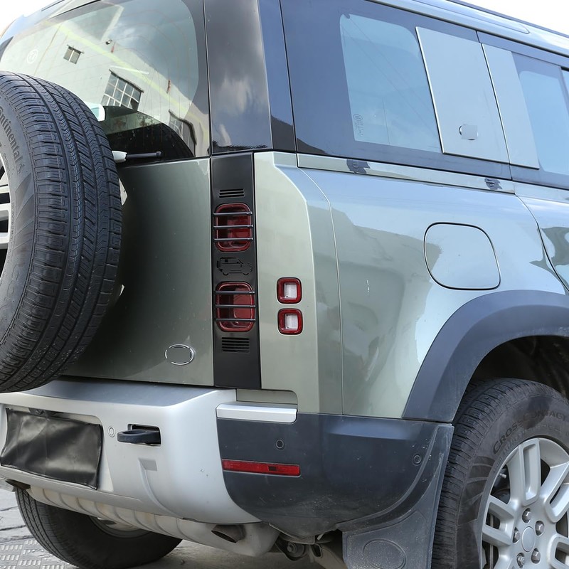 HIRUFAIT Tail Light Guard Cover for Land Rover Defender 90