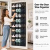 Over-the-Door Shoe Organizer for Space-Saving Storage – Foldable Mesh Pockets