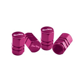 Simoni Racing CAPS2/P Exagonal Valve Caps - Pink
