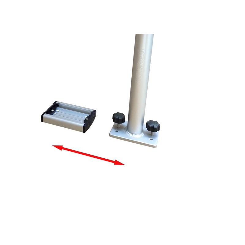 Brocraft Crappie rod holder Aluminum Track Base