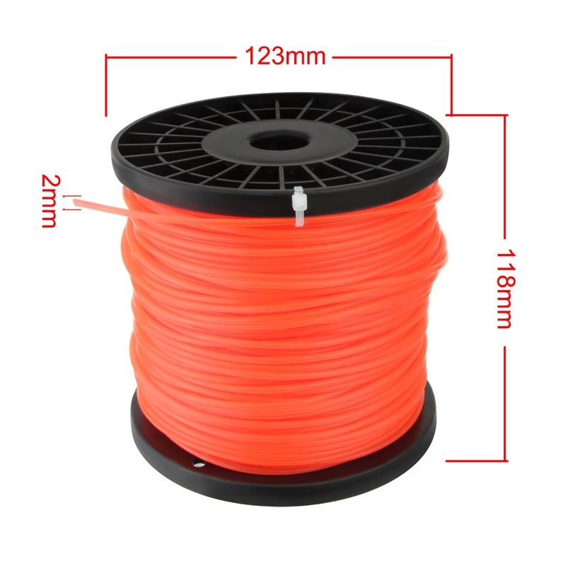 Twilight Garage String Trimmer Line, Strimmer Nylon Wire Round Cord